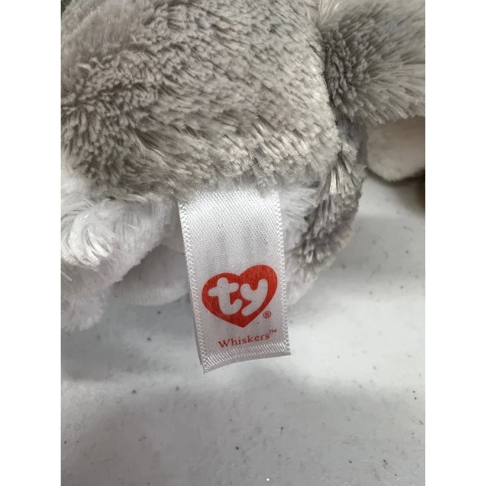 Ty Beanie Boos Lot 5 Plush Whiskers Tundra Larry Fiona Opal Glitter Eyes 6 Inch